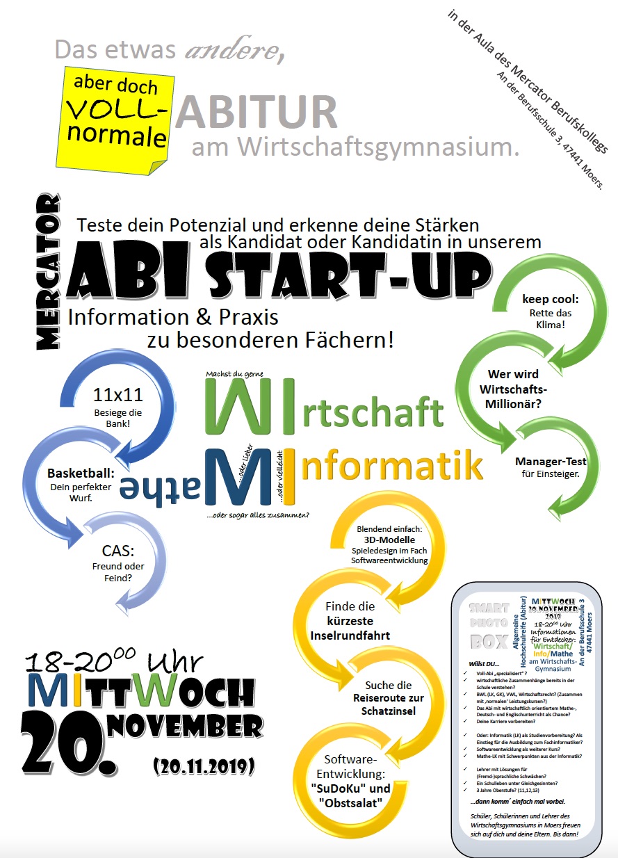 Abi- Start-up am MBK