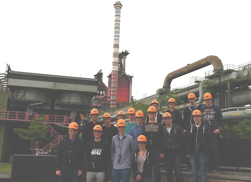 Auf den Spuren von Kohle und Stahl: Die GY44 zu Gast bei ThyssenKrupp