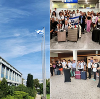 ... arrived: our friends of Lilienthal HighSchool and Amal High School Ramle 🇮🇱🤝🇩🇪